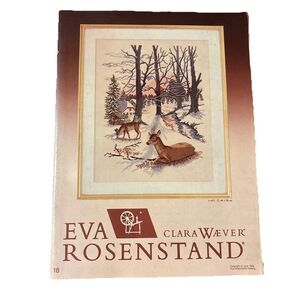 Eva Rosenstand / Clara Waever Danish Cross Stitch Catalog June 1986 Denmark